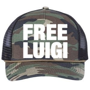 Good Shirts Free Luigi Retro Rope Trucker Hat Cap