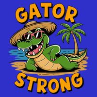 Gator Strong Funny Florida Alligator Sunglasses Present Gift Toddler T-Shirt