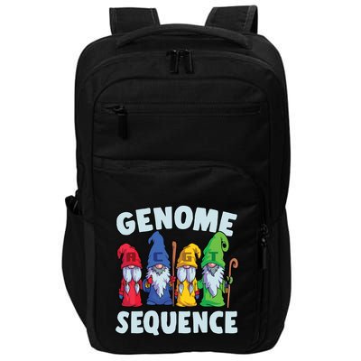 Genome Sequence Funny Gnome Biology Physics Science Pun Impact Tech Backpack