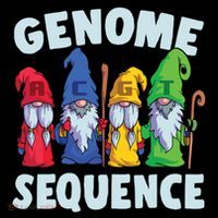 Genome Sequence Funny Gnome Biology Physics Science Pun 16 in Basic Backpack