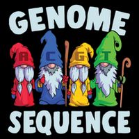 Genome Sequence Funny Gnome Biology Physics Science Pun Sustainable Knit Beanie