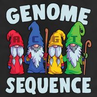 Genome Sequence Funny Gnome Biology Physics Science Pun 25L Jumbo Tote