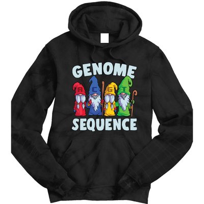 Genome Sequence Funny Gnome Biology Physics Science Pun Tie Dye Hoodie