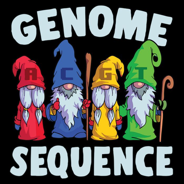 Genome Sequence Funny Gnome Biology Physics Science Pun Zip Tote Bag