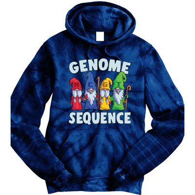 Genome Sequence Funny Gnome Biology Physics Science Pun Tie Dye Hoodie