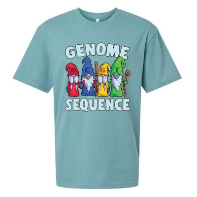 Genome Sequence Funny Gnome Biology Physics Science Pun Sueded Cloud Jersey T-Shirt