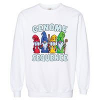 Genome Sequence Funny Gnome Biology Physics Science Pun Garment-Dyed Sweatshirt