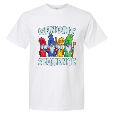 Genome Sequence Funny Gnome Biology Physics Science Pun Garment-Dyed Heavyweight T-Shirt