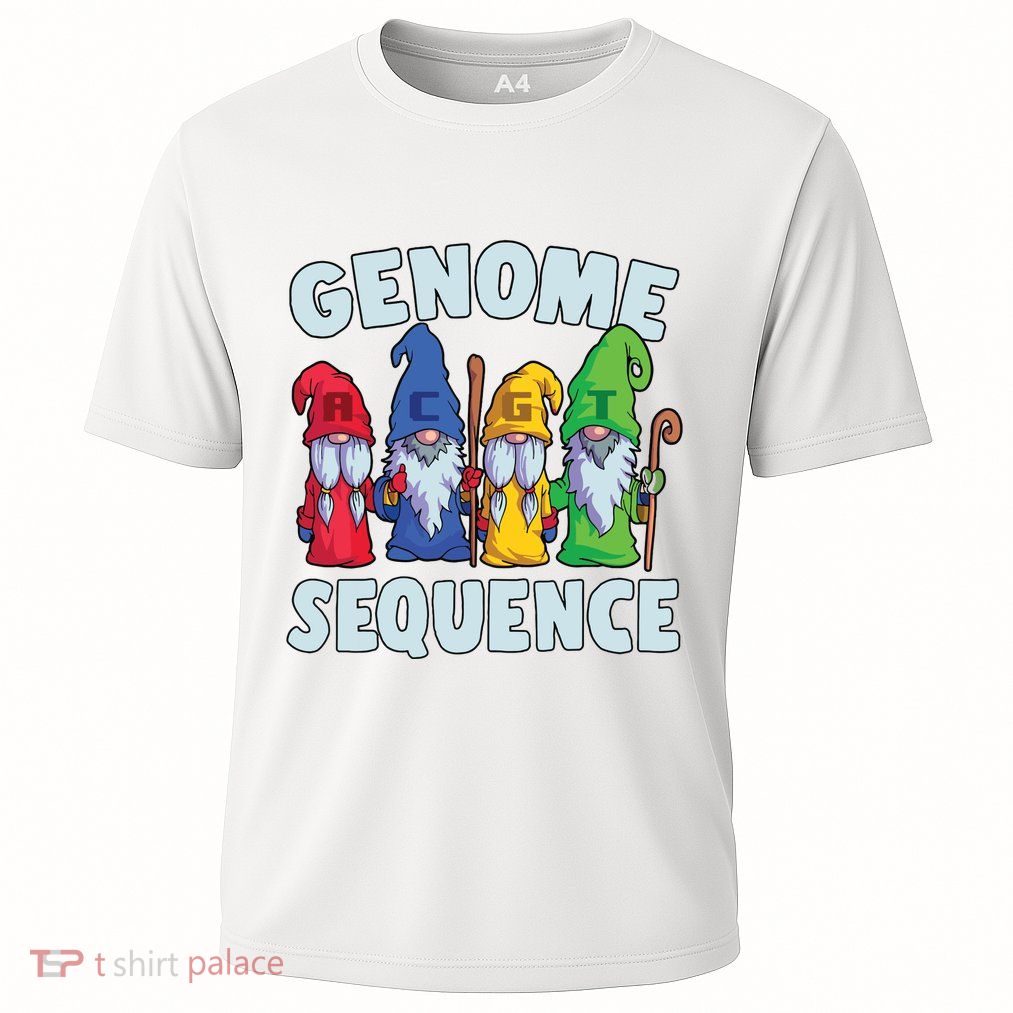 Genome Sequence Funny Gnome Biology Physics Science Pun Performance Shirt