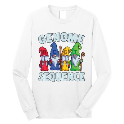 Genome Sequence Funny Gnome Biology Physics Science Pun Long Sleeve Shirt