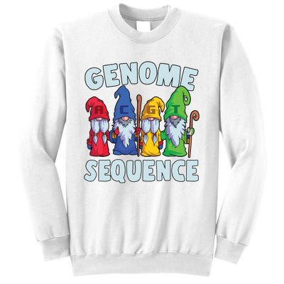 Genome Sequence Funny Gnome Biology Physics Science Pun Sweatshirt