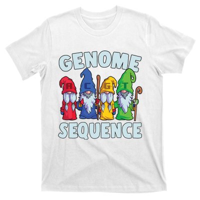 Genome Sequence Funny Gnome Biology Physics Science Pun T-Shirt