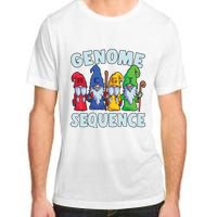 Genome Sequence Funny Gnome Biology Physics Science Pun Adult ChromaSoft Performance T-Shirt