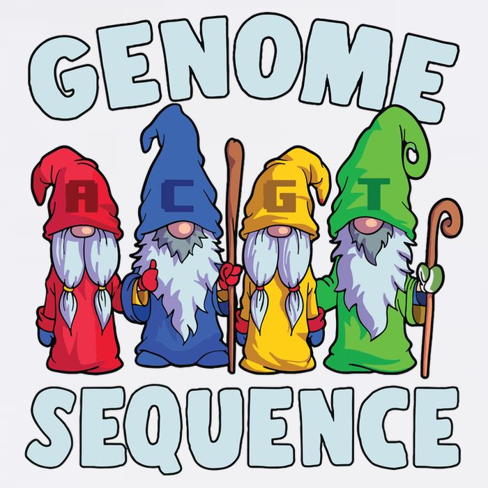 Genome Sequence Funny Gnome Biology Physics Science Pun Bucket Hat