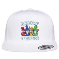 Genome Sequence Funny Gnome Biology Physics Science Pun Flat Bill Trucker Hat