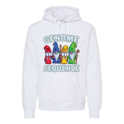 Genome Sequence Funny Gnome Biology Physics Science Pun Premium Hoodie