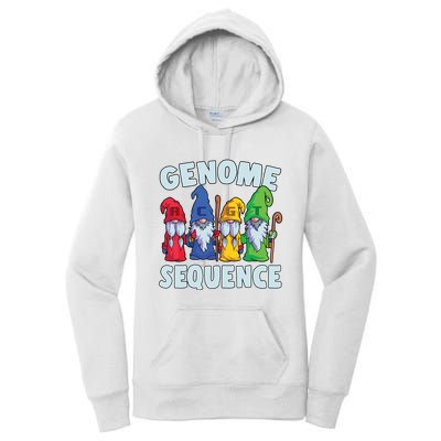 Genome Sequence Funny Gnome Biology Physics Science Pun Women's Pullover Hoodie