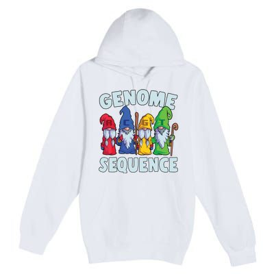 Genome Sequence Funny Gnome Biology Physics Science Pun Premium Pullover Hoodie