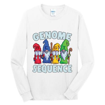 Genome Sequence Funny Gnome Biology Physics Science Pun Tall Long Sleeve T-Shirt