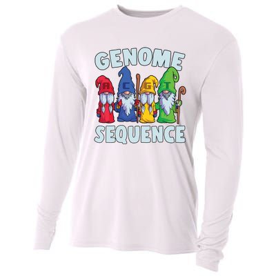 Genome Sequence Funny Gnome Biology Physics Science Pun Cooling Performance Long Sleeve Crew