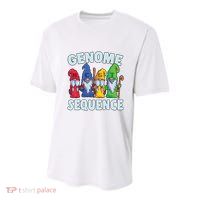 Genome Sequence Funny Gnome Biology Physics Science Pun Youth Performance Sprint T-Shirt