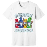 Genome Sequence Funny Gnome Biology Physics Science Pun Premium T-Shirt