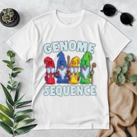 Genome Sequence Funny Gnome Biology Physics Science Pun Premium T-Shirt