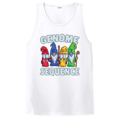 Genome Sequence Funny Gnome Biology Physics Science Pun PosiCharge Competitor Tank