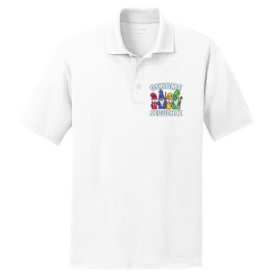 Genome Sequence Funny Gnome Biology Physics Science Pun PosiCharge RacerMesh Polo