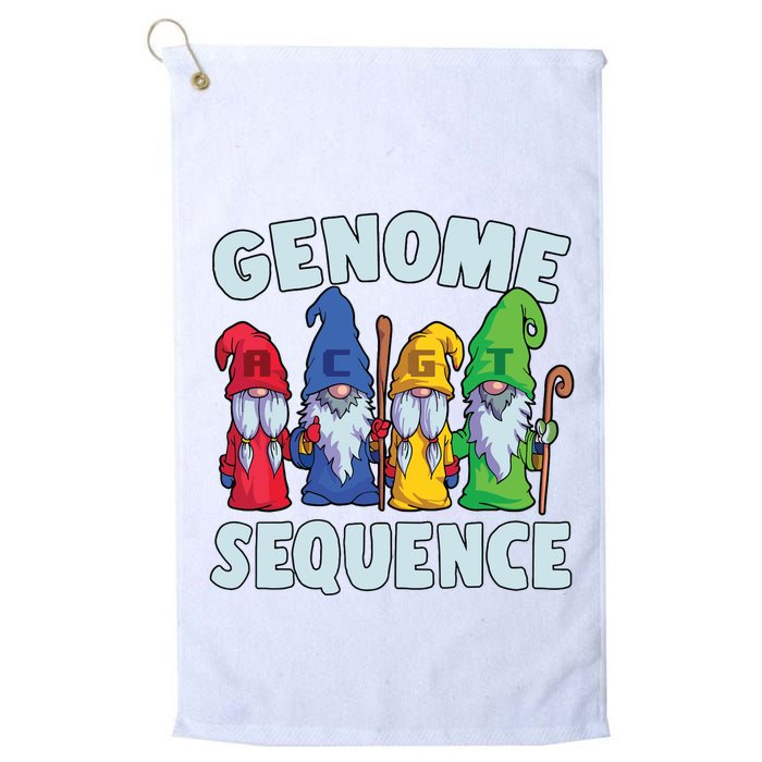 Genome Sequence Funny Gnome Biology Physics Science Pun Golf Towel