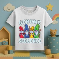 Genome Sequence Funny Gnome Biology Physics Science Pun Toddler T-Shirt