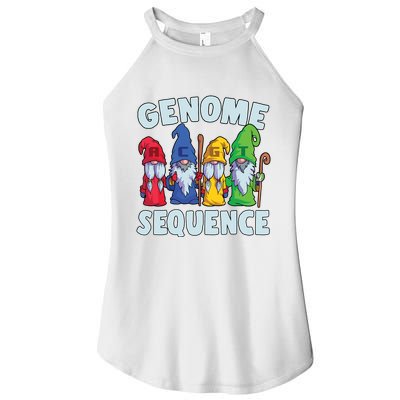 Genome Sequence Funny Gnome Biology Physics Science Pun Women's Perfect Tri Rocker Tank