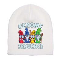 Genome Sequence Funny Gnome Biology Physics Science Pun Short Acrylic Beanie