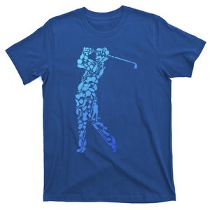 Golfer Silhouette Filled With Golf Things Meaningful Gift T-Shirt