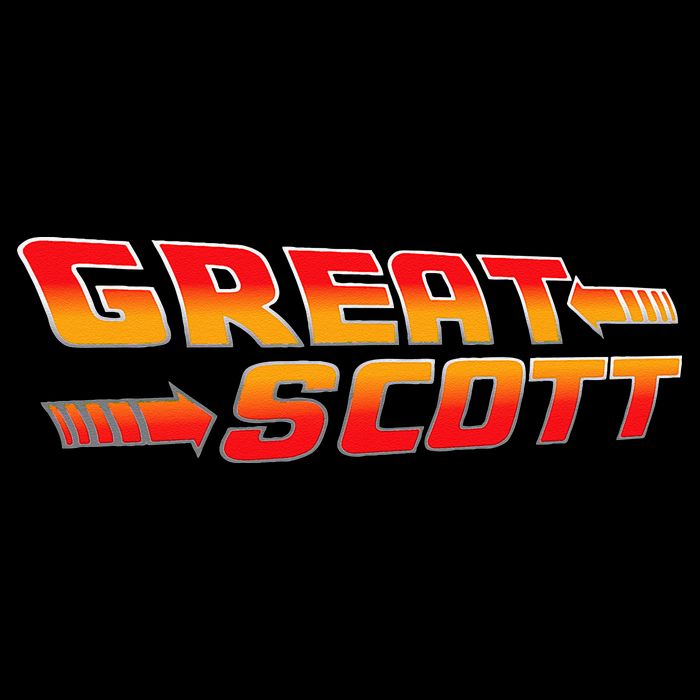 Great Scott Funny Time Traveler Mad Scientist Inventor 7-Panel Snapback Hat