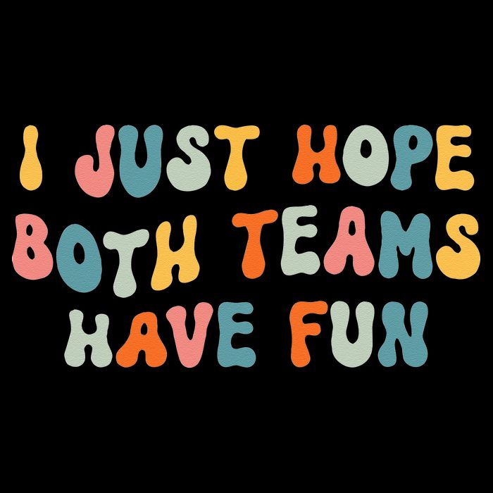 Groovy style Funny Football, I Just Hope Both Teams Have Fun Backpack