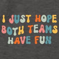 Groovy style Funny Football, I Just Hope Both Teams Have Fun Vector Backpack