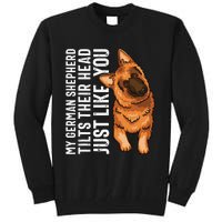 German Shepherd Funny German Shepherd Tee Dog Lover Tall Sweatshirt