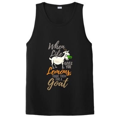 Goat Stuff For Goat Lovers | Farm Animal Meme Pun Funny Goat PosiCharge Competitor Tank