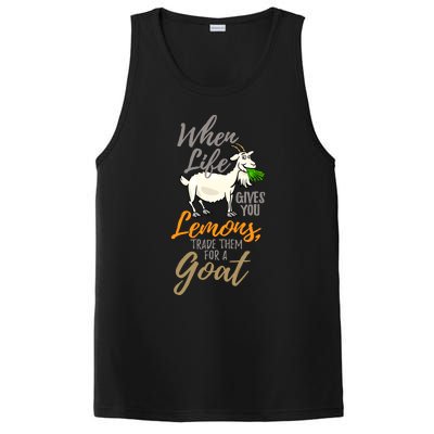 Goat Stuff For Goat Lovers | Farm Animal Meme Pun Funny Goat PosiCharge Competitor Tank