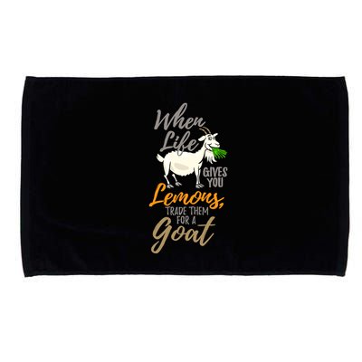 Goat Stuff For Goat Lovers | Farm Animal Meme Pun Funny Goat Microfiber Hand Towel