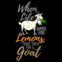Goat Stuff For Goat Lovers | Farm Animal Meme Pun Funny Goat Cropped Pullover Crew