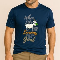 Goat Stuff For Goat Lovers | Farm Animal Meme Pun Funny Goat Cooling Performance Crew T-Shirt