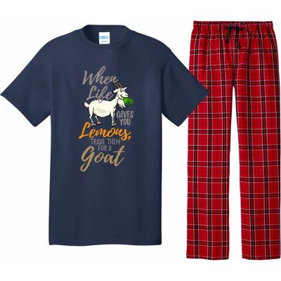 Goat Stuff For Goat Lovers | Farm Animal Meme Pun Funny Goat Pajama Set