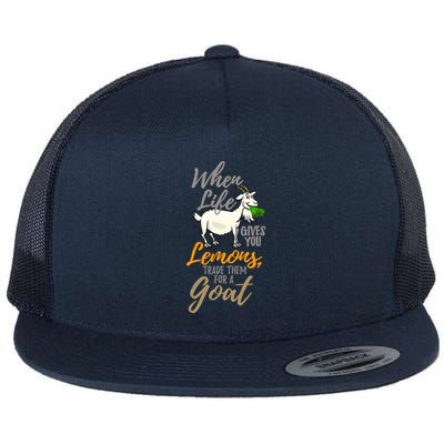 Goat Stuff For Goat Lovers | Farm Animal Meme Pun Funny Goat Flatbill Hat