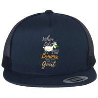 Goat Stuff For Goat Lovers | Farm Animal Meme Pun Funny Goat Flat Bill Trucker Hat