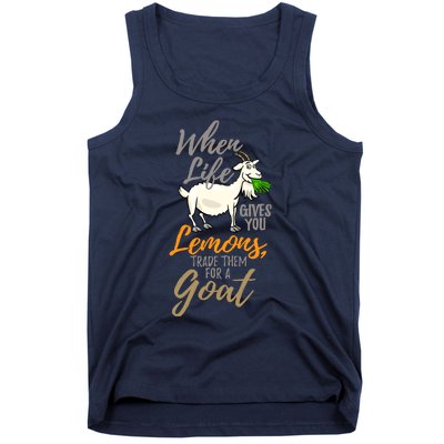 Goat Stuff For Goat Lovers | Farm Animal Meme Pun Funny Goat Tank Top