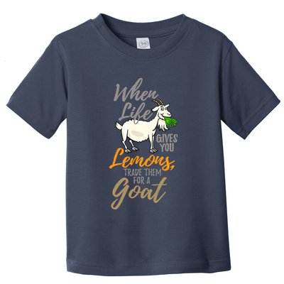 Goat Stuff For Goat Lovers | Farm Animal Meme Pun Funny Goat Toddler T-Shirt
