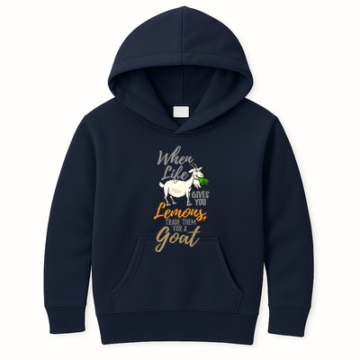 Goat Stuff For Goat Lovers | Farm Animal Meme Pun Funny Goat Kids Hoodie