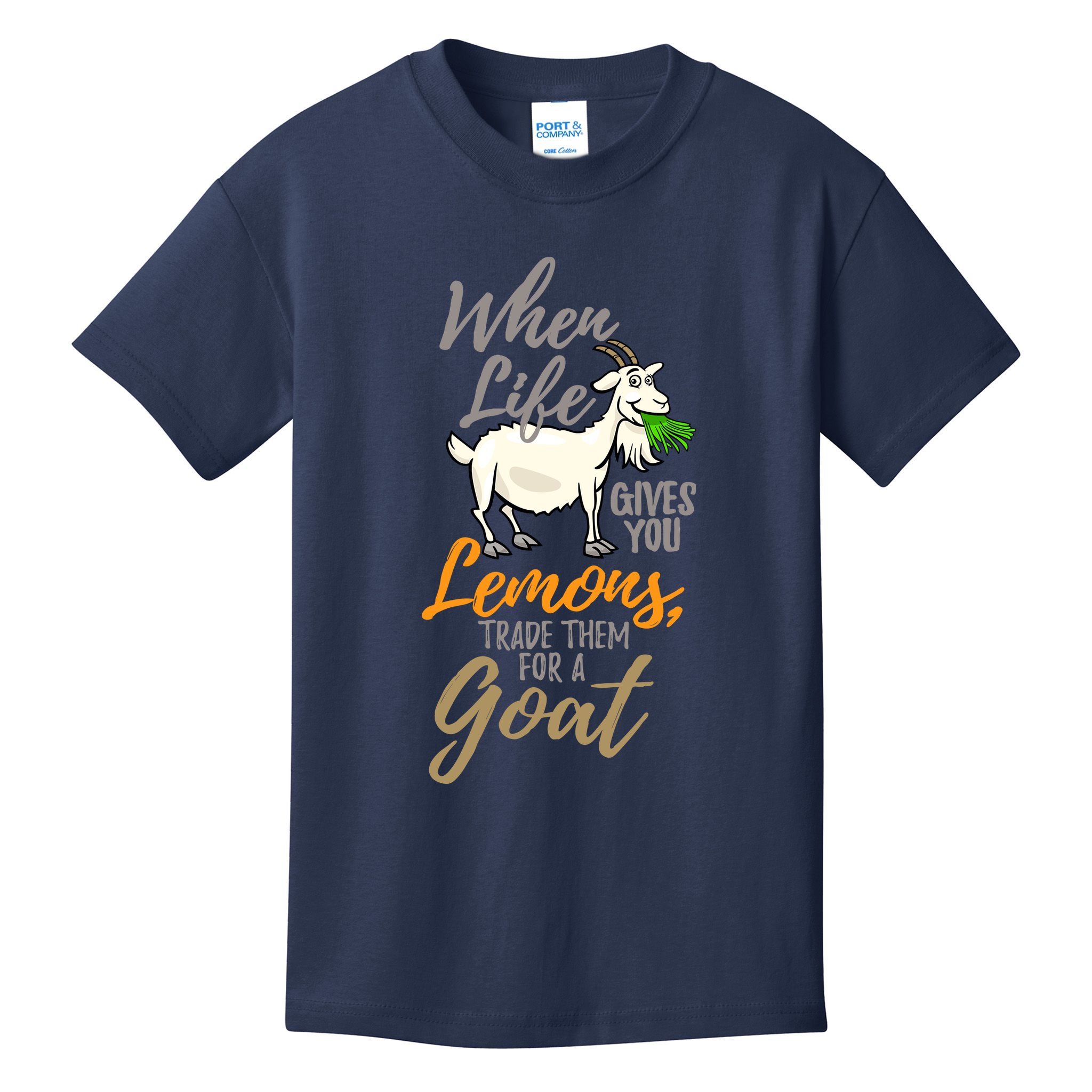 Goat Stuff For Goat Lovers | Farm Animal Meme Pun Funny Goat Kids T-Shirt